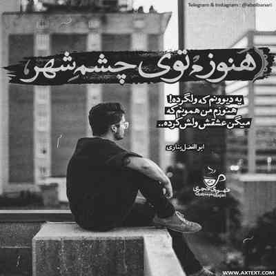 آهنگ من دیوونه که عاشق تو بودم