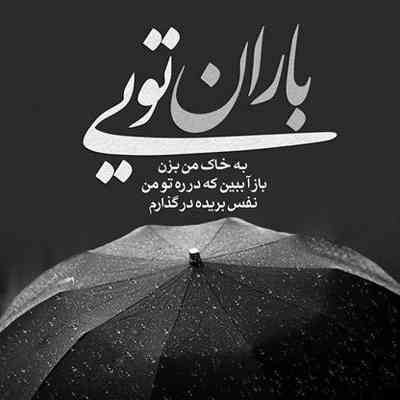 صدای باران تو حیاط با رعد برق